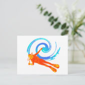 CARTE POSTALE SCUBA SOL KISSEE (Debout devant)
