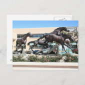 Carte Postale Sculpture à la bibliothèque George Bush (Devant / Derrière)