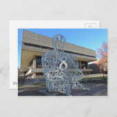 Carte Postale Sculpture alchimiste (Devant / Derrière)