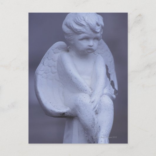 Carte Postale Sculpture d'ange (Devant)