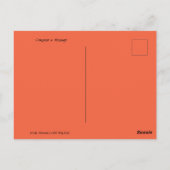 Carte Postale Sculpture d'argile peinte de couleurs vives de l'a (Dos)