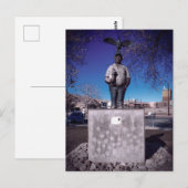 Carte Postale Sculpture d'art public (Devant / Derrière)