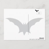 Carte postale Sculpture de chauve-souris d'Austin (Dos)