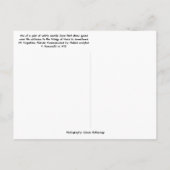 Carte Postale Sculpture de marbre au pont des Lions St. Augustin (Dos)