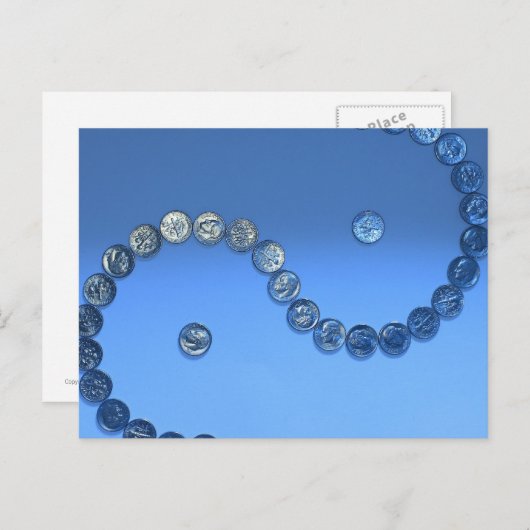 Carte postale Sculpture Dime (Devant / Derrière)