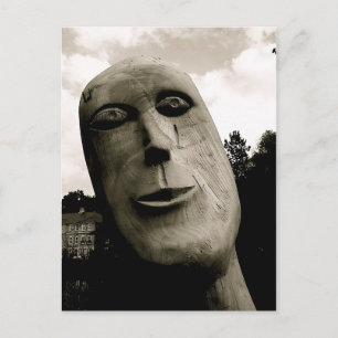 Carte Postale Sculpture en bois [mono]