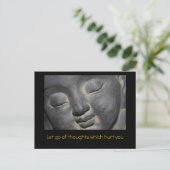 Carte Postale Sculpture en pierre douce Bouddha (Debout devant)