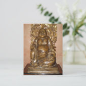 CARTE POSTALE SCULPTURE GOLDEN BUDDHA (Debout devant)