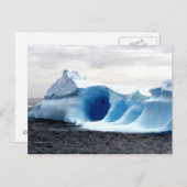 Carte Postale Sculpture Iceberg (Devant / Derrière)