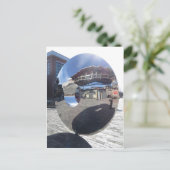 Carte Postale Sculpture miroir (Debout devant)