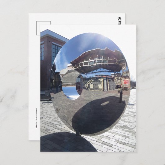 Carte Postale Sculpture miroir (Devant / Derrière)