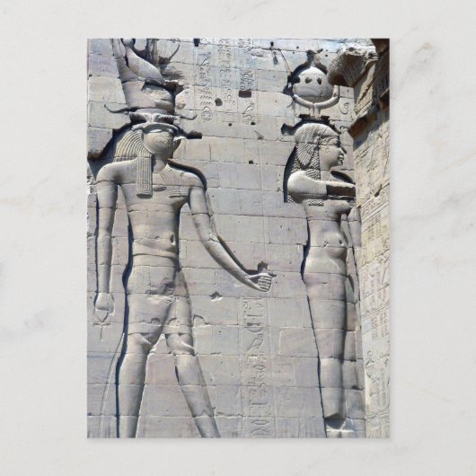 Carte Postale sculpture philae (Devant)