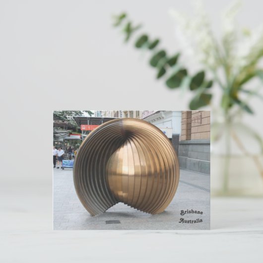 Carte Postale Sculpture Shell Nautalis, Brisbane, Australie (Debout devant)