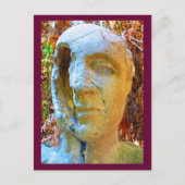 Carte Postale sculpture sur visage (Devant)