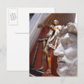 Carte Postale Sculptures à l'intérieur du Musée du Vatican, Cité (Devant / Derrière)