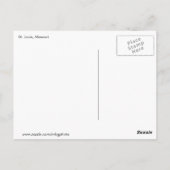 Carte Postale Sculptures d'anges au Missouri Botanical Garden (Dos)