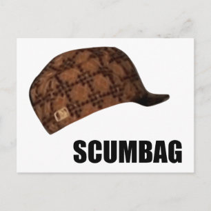 Carte Postale Scumbag Steve Casquette Meme