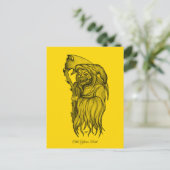 Carte Postale Scythe man - La Mort, Faucheuse Grim (Debout devant)