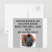 Carte Postale sdoorbell de la mort (Devant / Derrière)