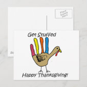 Carte Postale Se fourrer (Devant / Derrière)