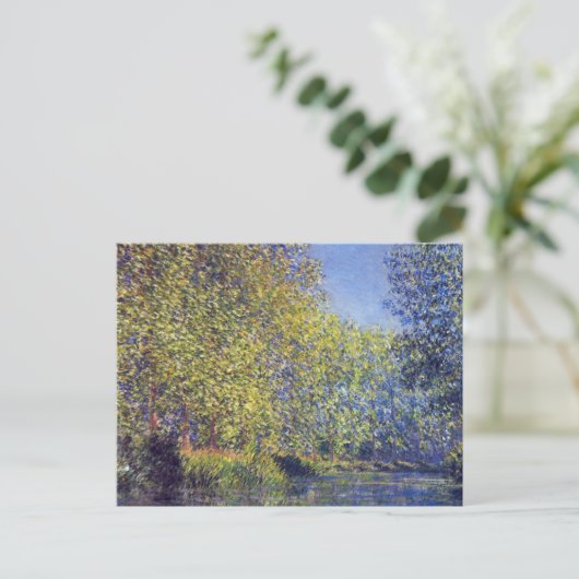 Carte Postale Se plier dans la rivière Epte près de Giverny par (Debout devant)