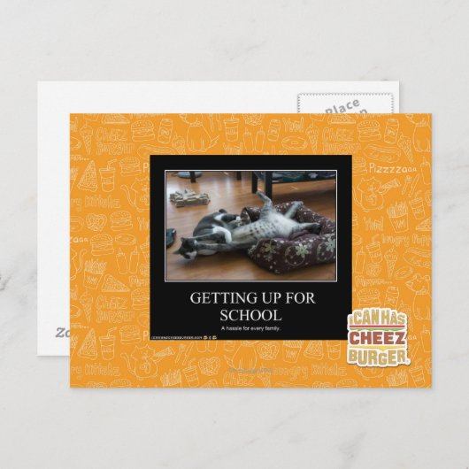 Carte Postale Se Prélever À L'École (Devant / Derrière)