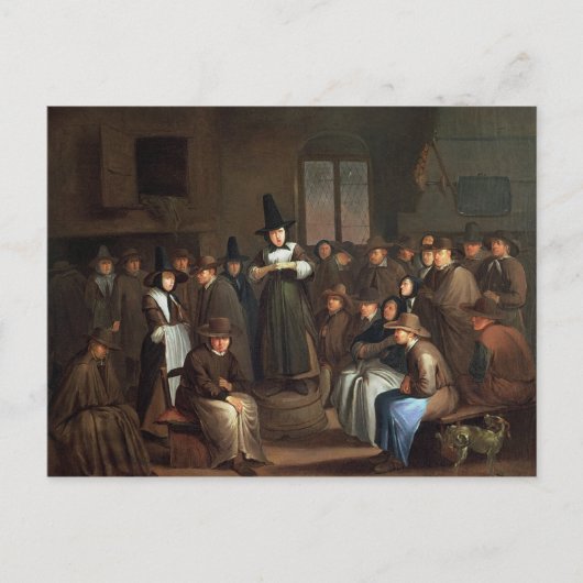 Carte Postale Se réunir de quakers (Devant)