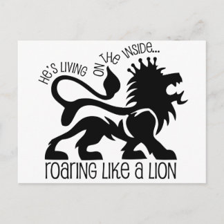 Carte Postale Se Rouler Comme Un Lion