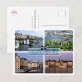 Carte Postale SE Suède Stockholm - (Devant / Derrière)