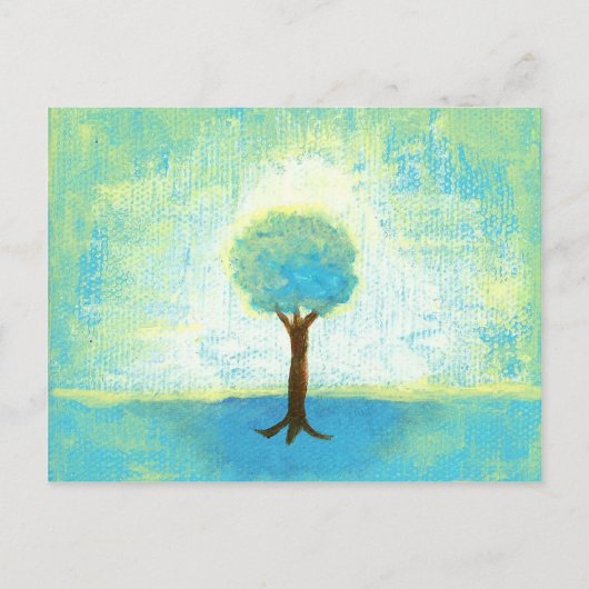 Carte Postale Se Tenant Dans La Lumière De La Peinture Originale (Devant)