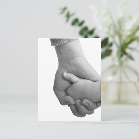 Carte Postale se tenant par la main (Debout devant)