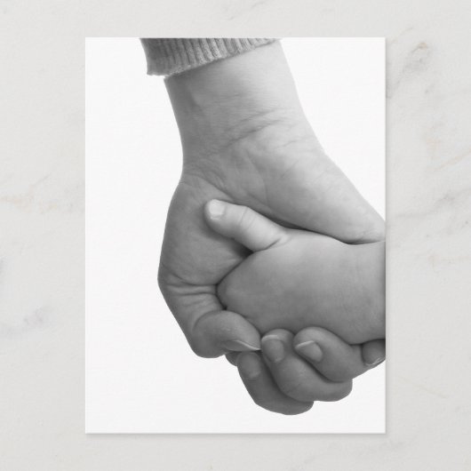 Carte Postale se tenant par la main (Devant)