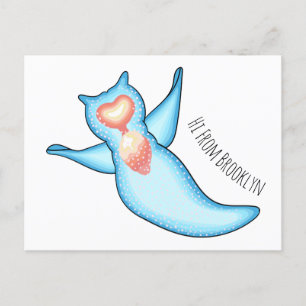 Carte Postale Sea angel cartoon