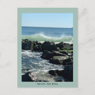 Carte postale Sea Girt Ocean Rocks