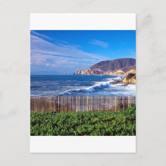 Carte Postale Sea Half Moon Bay Californie (Devant)