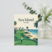 Carte Postale Sea Island USA (Debout devant)