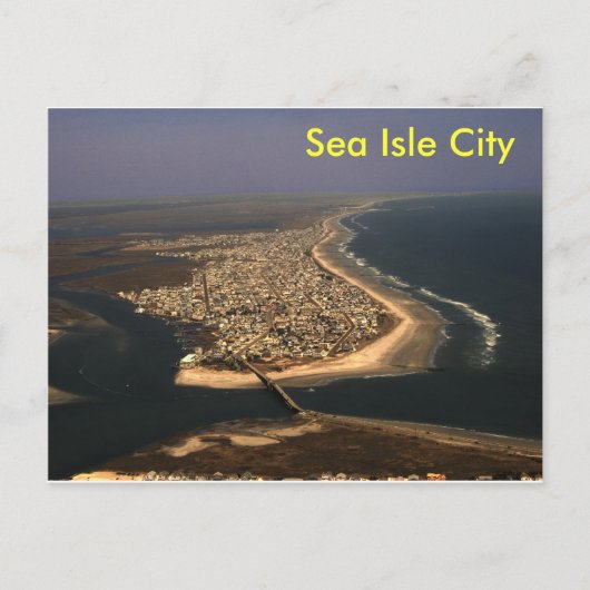 Carte Postale Sea Isle City Aerial (Devant)