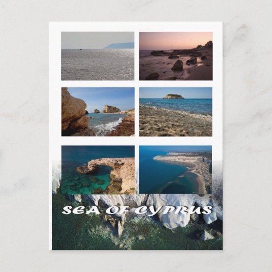 Carte postale Sea of Cyprus (Devant)