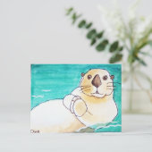 Carte postale Sea Otter (Debout devant)