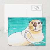 Carte postale Sea Otter (Devant / Derrière)