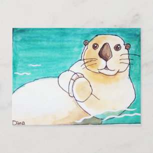 Carte postale Sea Otter