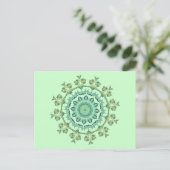 Carte Postale Sea Shells Mandala (Debout devant)