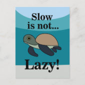 Carte Postale Sea Turtle Funny (Devant)