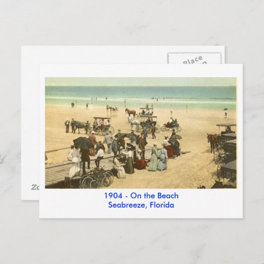 Carte Postale Seabreeze, Floride - 1904 (Devant / Derrière)