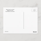 Carte Postale Seacliff Beach Sunset. père Noël Cruz, CA. (Dos)