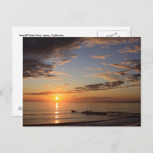 Carte Postale Seacliff State Park, Aptos... (Devant / Derrière)