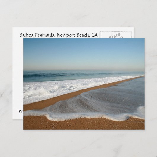 Carte postale Seafoam Shore (Devant / Derrière)