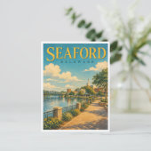 Carte Postale Seaford Delaware Riverwalk GeoSaga (Debout devant)