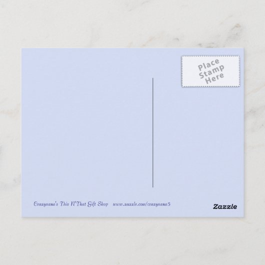 Carte postale Seagull (Dos)