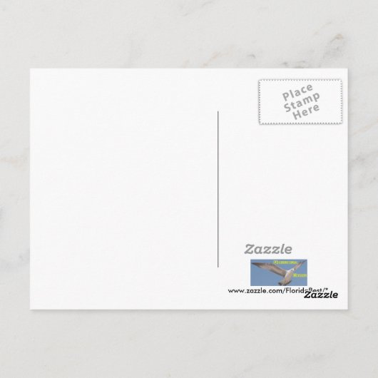 Carte postale Seagull A5 volant (Dos)